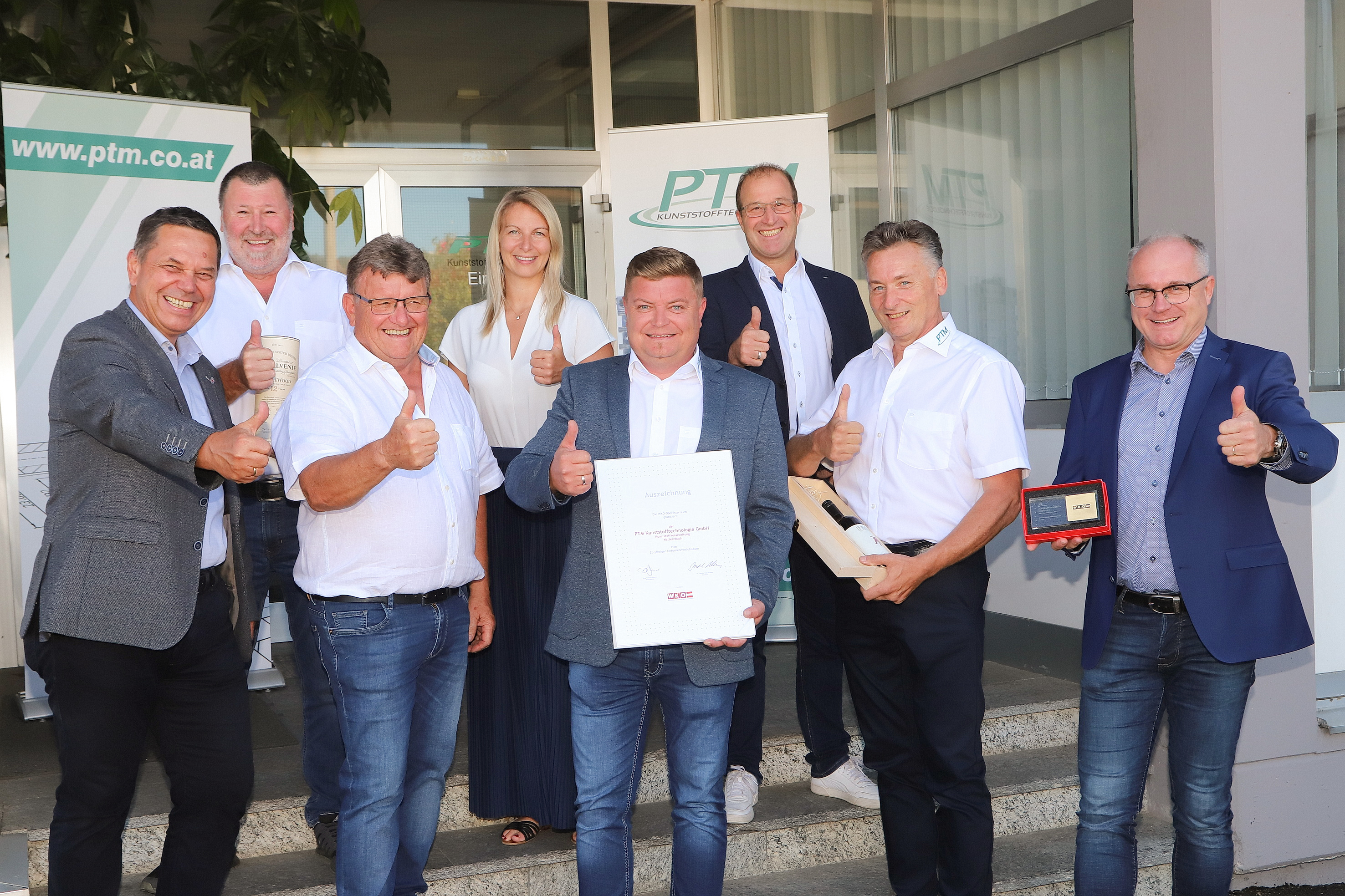 Ehrung 25 Jahre PTM