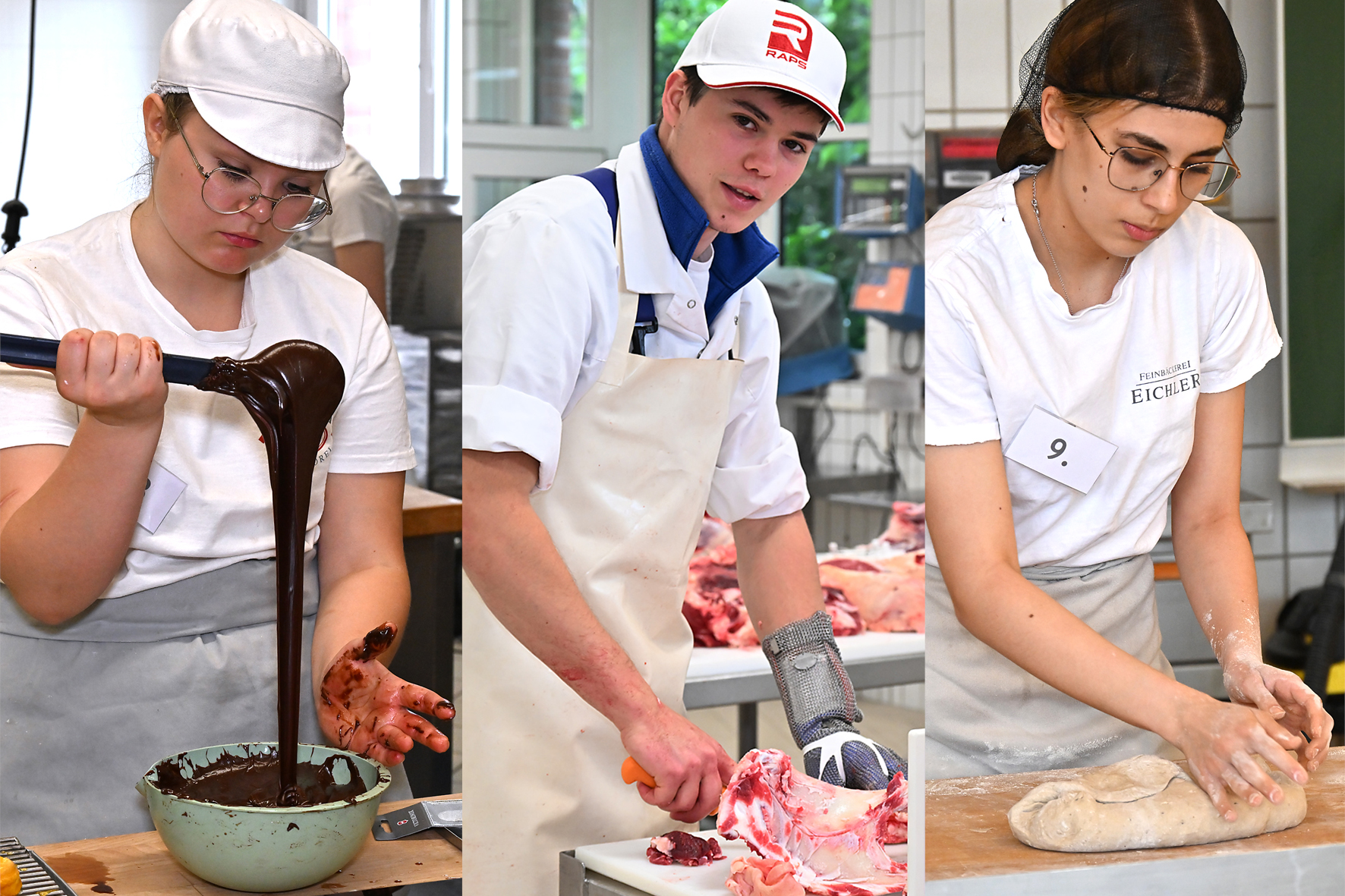 WKO – Junior Skills OÖ der Bäcker, Fleischer und Konditoren „Bei der Arbeit“