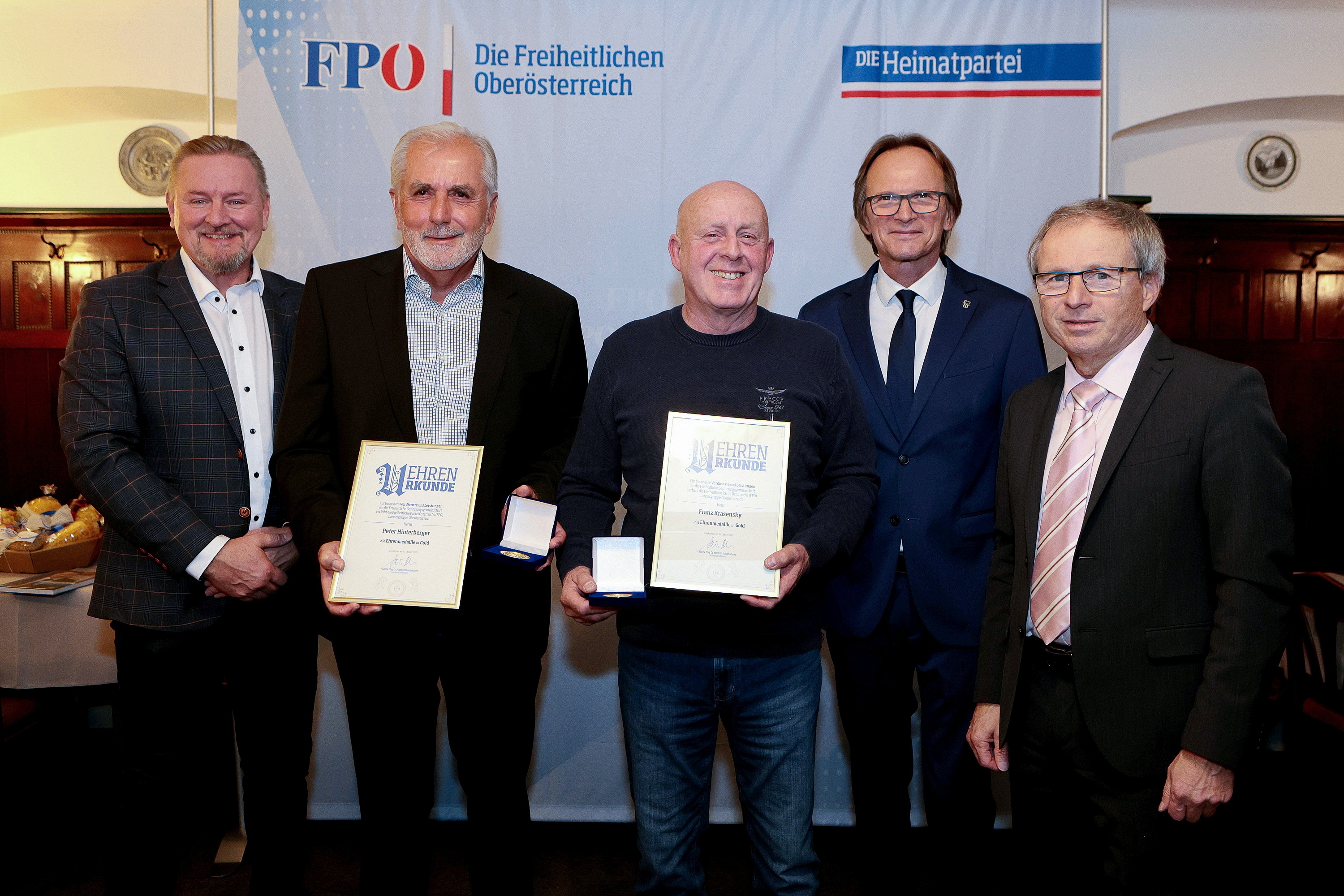 Ehrungen FPÖ Grieskirchen/Eferding