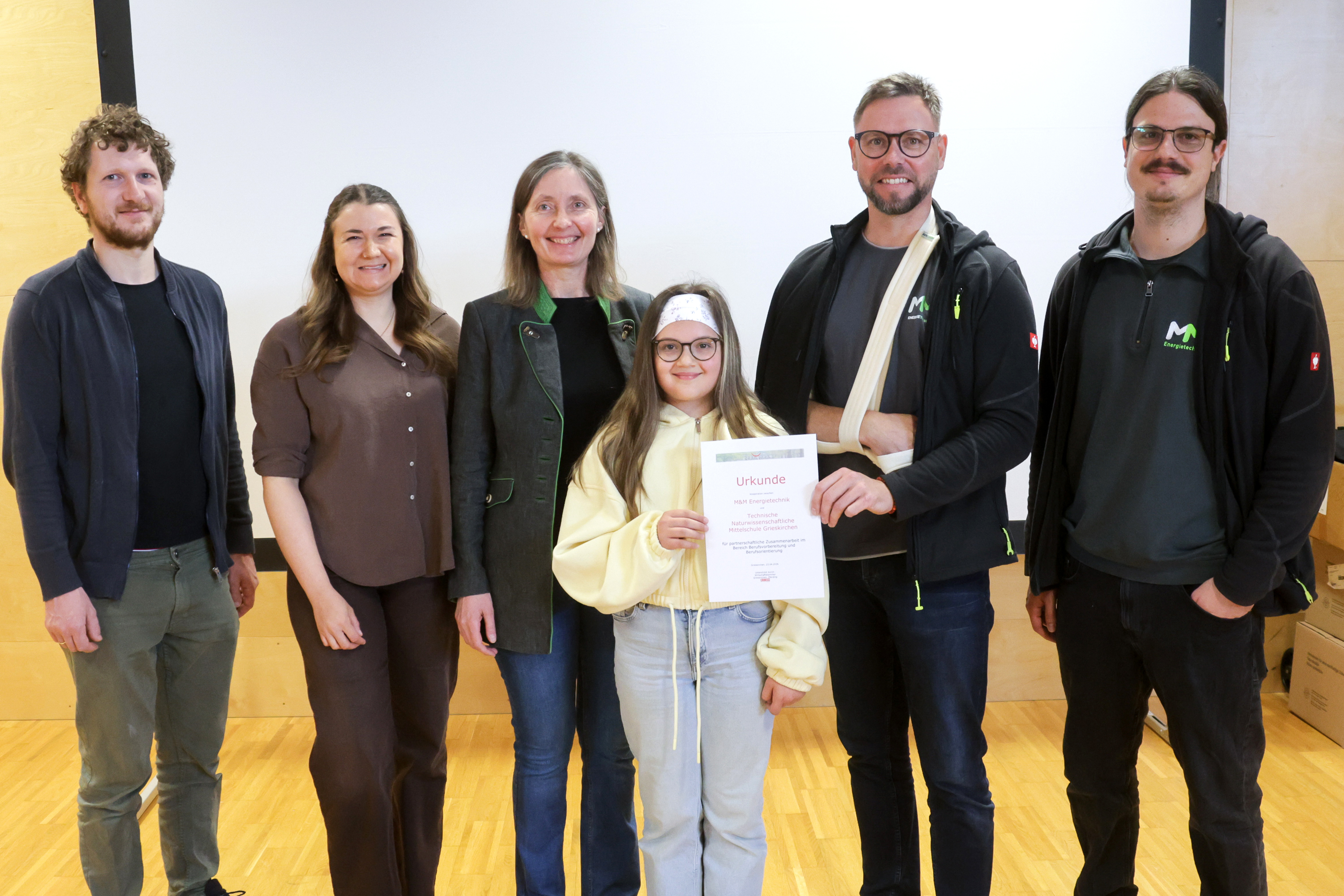 Patenschaftsfeier der TNMS Grieskirchen mit Patenfirmen