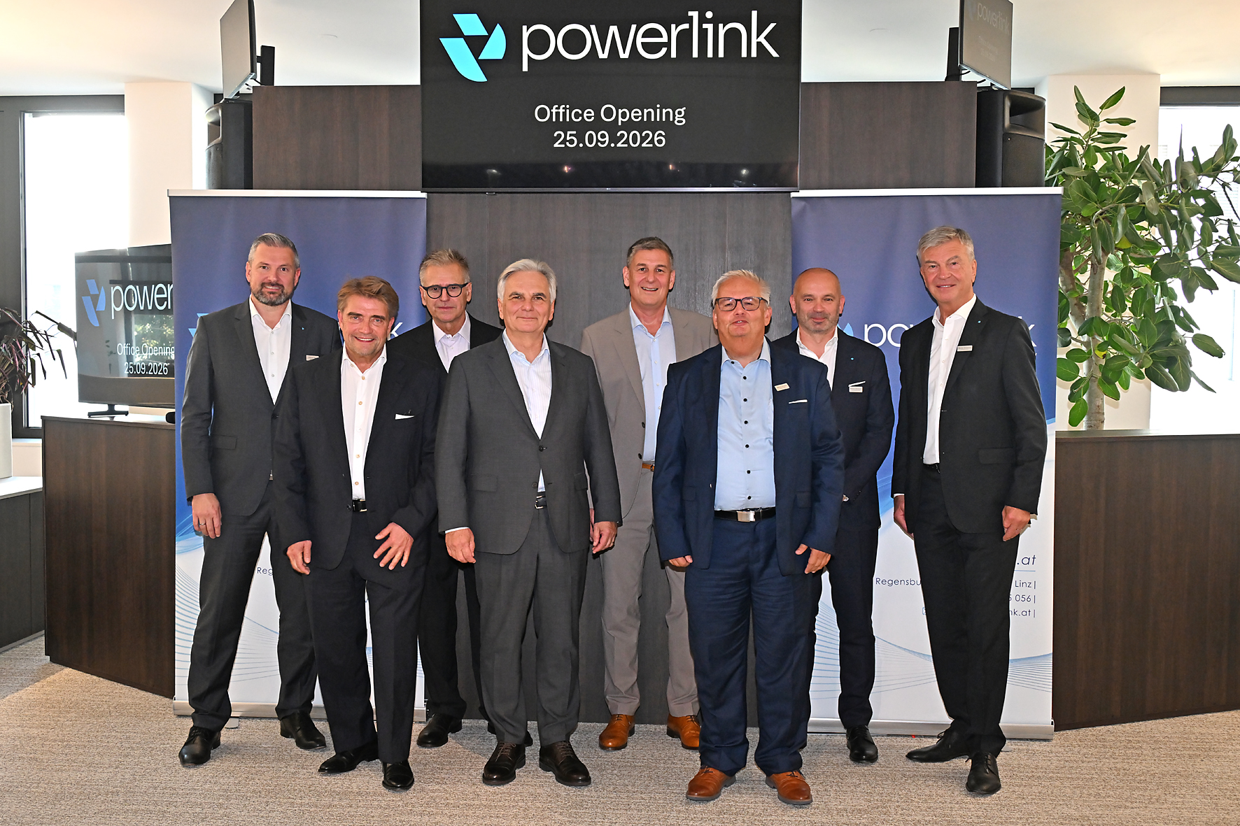 Eröffnung powerlink „the energy company“