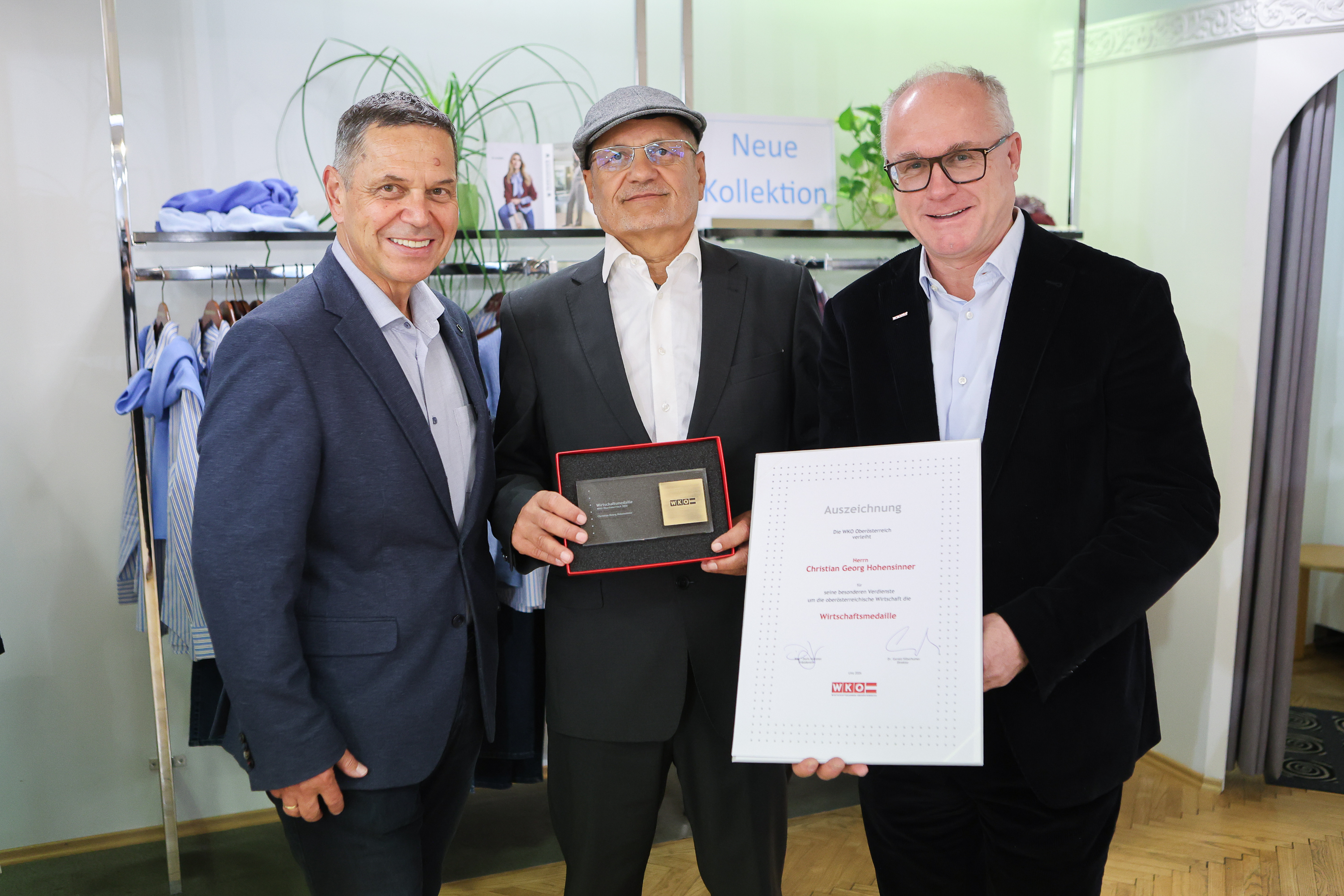 WKOÖ – Wirtschaftsmedaille für Christian Hohensinner